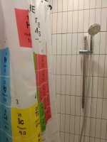 Шторка EVA 180×180 с таблицей Менделеева — наука в душе каждый день Каменское фото 2