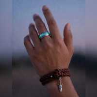 Кольцо Всевластия — Tiffany Blue (размер 7, Ø17,3 мм) Каменское фото 4